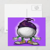 Wizard Golf Briefkaart (Voorkant / Achterkant)