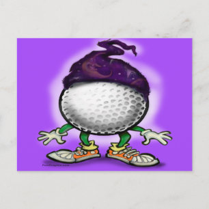 Wizard Golf Briefkaart