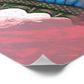 Wizard Groene dragon Poster (Hoek)