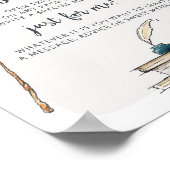 Wizard Guest Book Memory Book Sign Poster (Hoek)