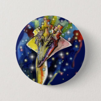 wizard hagedis ronde button 5,7 cm