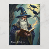 wizard Halloween Briefkaart (Voorkant)