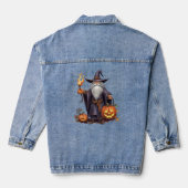 wizard Halloween Denim Jacket (Achterkant)