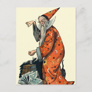 wizard Halloween Kaart