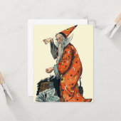 wizard Halloween Kaart (Voorkant / Achterkant in situ)