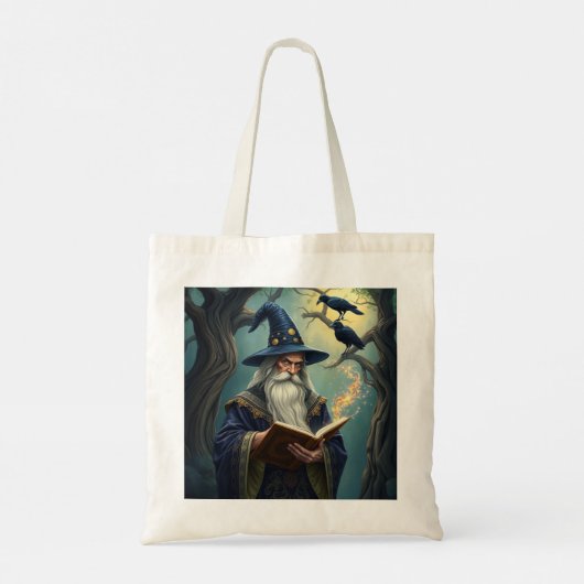 wizard Halloween Tote Bag (Achterkant)