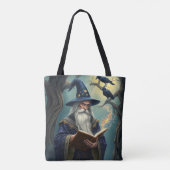 wizard Halloween Tote Bag (Achterkant)