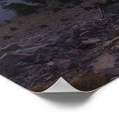 Wizard Island bij zonsopgang, Crater Lake National Poster (Hoek)