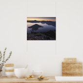 Wizard Island bij zonsopgang, Crater Lake National Poster (Keuken)