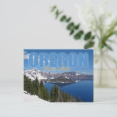 Wizard Island, Crater Lake National Park, Oregon Briefkaart (Staand voorkant)
