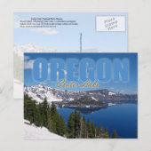 Wizard Island, Crater Lake National Park, Oregon Briefkaart (Voorkant / Achterkant)
