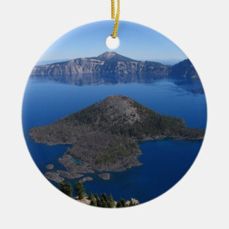 Wizard Island @ Crater Lake, Oregon Keramisch Ornament