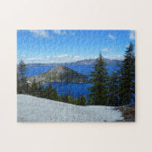Wizard Island Crater Lake Oregon Legpuzzel (Horizontaal)