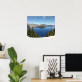 Wizard Island in Crater Lake Poster (Thuiskantoor)