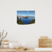 Wizard Island in Crater Lake Poster (Keuken)