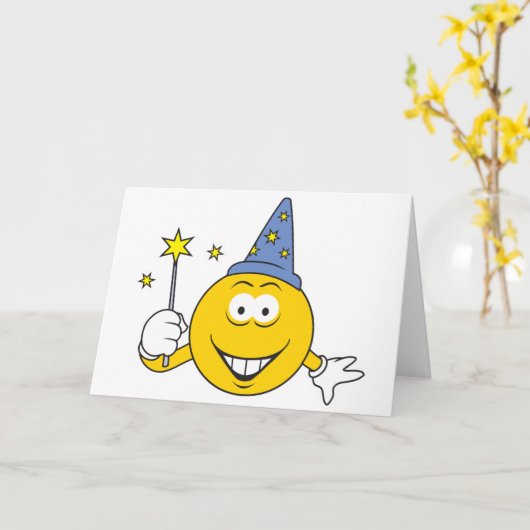 Wizard Kaart (Gele Bloem)