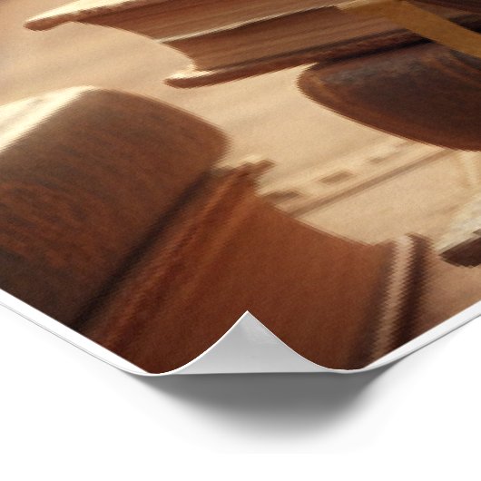 Wizard Kitten – Cute Magical Cat Poster Art (Hoek)