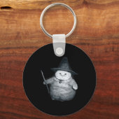 Wizard Kitten Meme Chonk Witch Cat Meme Stud Brain Sleutelhanger (Voorkant)