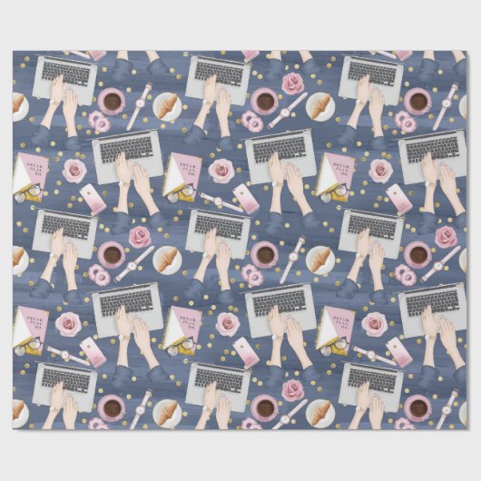 wizard Laptop Cadeaupapier (Vlak)