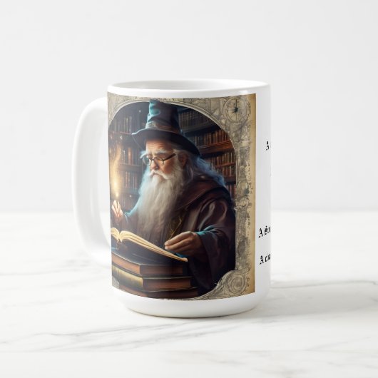 Wizard Learning Koffiemok (Voorkant links)