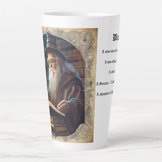 Wizard Learning Latte Mok (Voorkant)