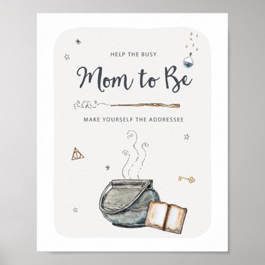 Wizard Maak jezelf het bord van de geadresseerde Poster (Voorkant)