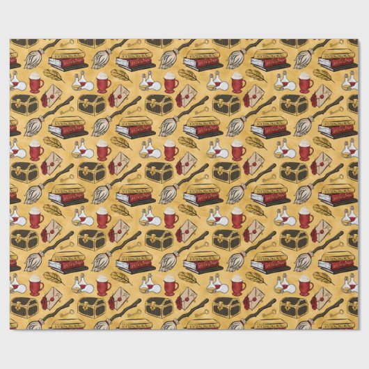 Wizard Magic Pattern Cadeaupapier (Vlak)