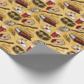 Wizard Magic Pattern Cadeaupapier (Hoek)