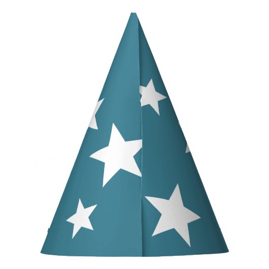 Wizard Merlin Magicia Blue Birthday Feesthoedjes (Achterkant)