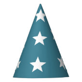 Wizard Merlin Magicia Blue Birthday Feesthoedjes (Voorkant)