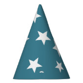 Wizard Merlin Magicia Blue Birthday Feesthoedjes (Rechts)