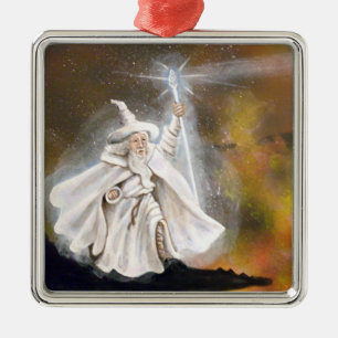 Wizard Metalen Ornament