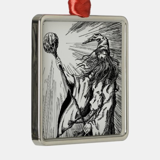 Wizard Metalen Ornament (Rechts)