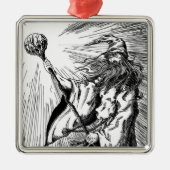 Wizard Metalen Ornament (Voorkant)