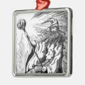 Wizard Metalen Ornament (Links)