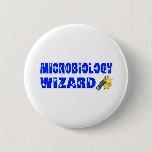 Wizard Microbiologie Ronde Button 5,7 Cm (Voorkant)