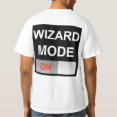 Wizard Modus: Light Edition - dubbelzijdig T-Shirt (Achterkant)