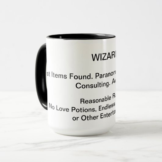 Wizard mok (Voorkant links)