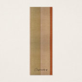 Wizard Mystic Readers of Mysteries Custom Bladwijz Mini Visitekaartjes (Achterkant)