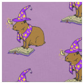 Wizard Mystical & Magical Capybara Stof (Close Up)