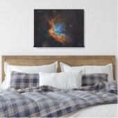 Wizard Nebula (NGC 7380) Canvas Afdruk (Insitu (Slaapkamer))