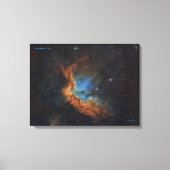 Wizard Nebula (NGC 7380) Canvas Afdruk (Voorkant)