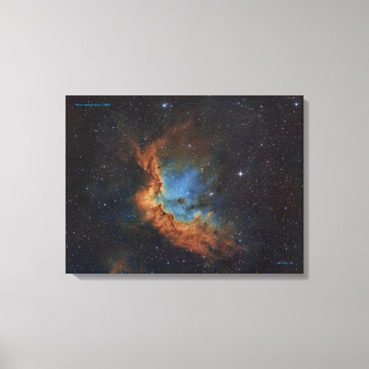 Wizard Nebula (NGC 7380) Canvas Afdruk (Voorkant)