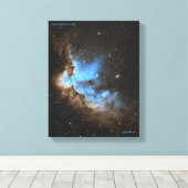 Wizard Nebula (NGC 7380) Canvas Afdruk (Insitu (Houten vloer))