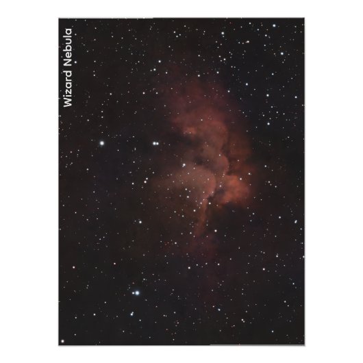 Wizard Nebula Space Perfect Poster (Voorkant)