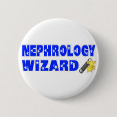wizard Nefrologie Ronde Button 5,7 Cm (Voorkant)