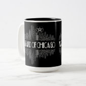 Wizard Of Chicago Dresden Fans Tweekleurige Koffiemok (Voorkant links)