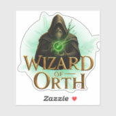 Wizard of Orth Logo Sticker – Magical Emblem (Vel)