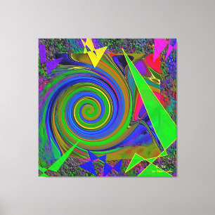"Wizard of Oz" 40 x 40" Stretched Canvas 3-paneel Afdruk
