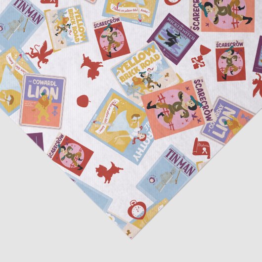 Wizard of Oz™ Character Print Toss Pattern Tissuepapier (Detail)